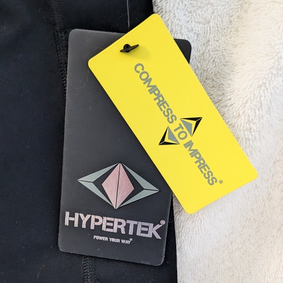 NWT Hypertek SHEriff black compression dry technology hiking legging M - Picture 3 of 6